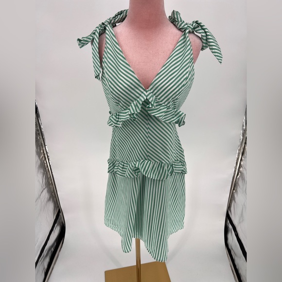 NWT BCBGeneration Tie Shoulder Mini Dress - Picture 6 of 14